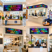 Letrero LED RGB P5 P10 al por Mayor para Escaparates de Boutiques, Campañas, Visual Merchandising en Interiores, Servicio de Exportación Directa de Fábrica