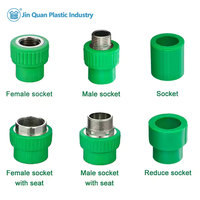 Accessoires de plomberie JinQuan Green Korea Hyosung PPR anti-corrosion écologiques 20mm-25mm pour alimentation en eau, à coller/souder