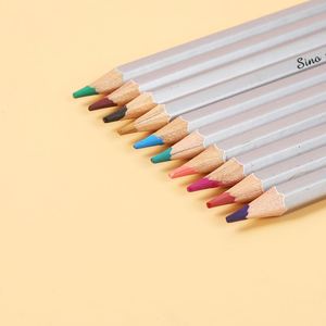 48 Lápices de Colores, Material Escolar con Estuche de Metal para Colorear y Dibujar, Arte en Color para Niños, Regalo Navideño 27.8*19*3cm 48 Colores - Product Image 3