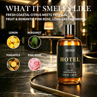 Huile parfumée pour diffuseur d'hôtel, parfum unisexe aux agrumes ASEIS 120ml, arôme longue durée pour diffuseur ultrasonique, maison, hôtel, spa, ODM, OEM