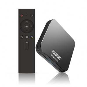 <span class=keywords><strong>KM9</strong></span> <span class=keywords><strong>Pro</strong></span> Classic Android 9.0 TV Box con Control Remoto por Voz MECOOL Smart TV Box con 4GB de RAM 32GB de ROM Compatible con WiFi de Doble Banda 4K BT 4.0 - Product Image 1