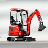 Penjualan Panas Excavator Crawler Kompak 1.8T dengan Pisau Bucket untuk Pekerjaan Lanskap Mini Excavator Dijual