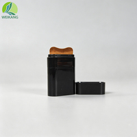 Stick de blush rotatif portable avec poils fins et applicateur de poudre, estampé or par sérigraphie, en matériau épais