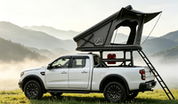 Tente de toit rigide pour 4x4, accessoires, coque à fixation, cadre en alliage d'aluminium, ouverture rapide automatique, chambre pour pick-up, SUV, camping