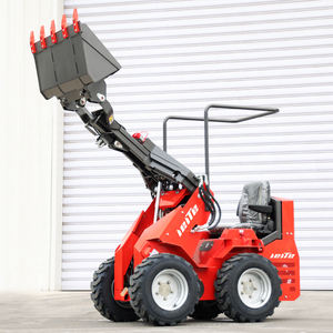 Produsen kualitas tinggi penjualan laris desain baru muatan Mini jalur kecil pemuat Mini pertanian Backhoe bensin ujung depan - Product Image 1