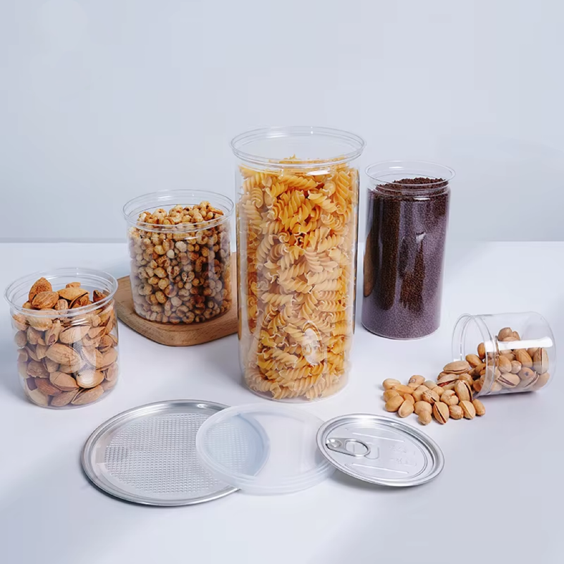 New Eco friendly Transparent Plastic Can
