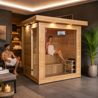 Ruang Sauna Inframerah Ukuran Sesuai Pesanan OEM untuk Pengalaman Perawatan Kesehatan Keluarga yang Nyaman Sehari-hari