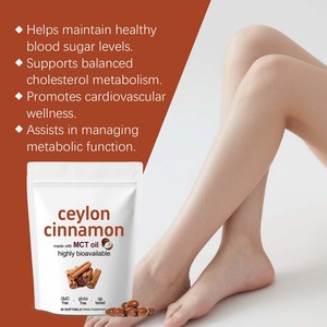 Canela de Ceilán Orgánica, 300 Cápsulas Blandas, Apoyo Energético, Cardíaco y del Metabolismo, Extracto de Planta de Canela de Ceilán - Product Image 4