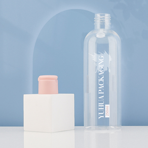 Nhà Máy 250ml Lip & Eyes Micellar làm sạch rỗng chai nhựa trang điểm Remover Pet Toner chai lật cap Sữa rửa mặt chai - Product Image 4