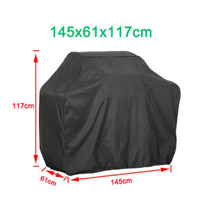 Funda para Parrilla de Barbacoa de Tela Oxford Negra 210D, Impermeable, a Prueba de Polvo, Accesorio de Protección para Patio Exterior para Cocinar Barbacoa - Product Image 2