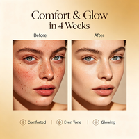 Produits de soin de la peau coréens en marque privée, sérum pour le visage au safran, niacinamide, panthénol, éclaircissant, hydratant, sérum hydratant en profondeur pour le visage