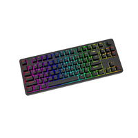 Keyboard Gaming Mekanik Mini 86-Key Berkabel dengan RGB Backlit Hot Swap USB Type-C yang Dapat Diprogram untuk Desktop Laptop
