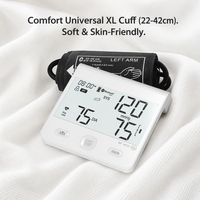 Tensiomètre intelligent Bluetooth pour le bras supérieur, écran LCD ultra-large, alerte ECG AFIB, dispositif médical, prix d'usine, CE