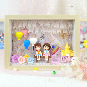 Cadre <span class=keywords><strong>photo</strong></span> en bois Kairele Nebula Fantasy, kit de bricolage créatif pour enfants, cadeau jouet pour garçons et filles, vente en gros - Product Image 2