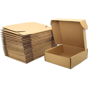 Giá rẻ hơn làm từ các tông sóng bền và dễ dàng để gấp kích cỡ khác nhau vận chuyển hộp với nắp - Product Image 6