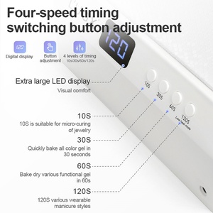 72w High-quality Hand Nail Lamp Professional Rechargeable UV Nail Hand <b>Pillow</b> Baking Lamp Factory Customized Nail Supplier - Product Image 5