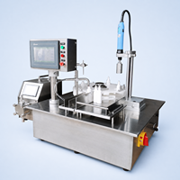 INBON 2026 Máquina Llenadora de Líquidos Automática de Pistón para Botellas de 250ml, para Agua, Leche, Zumo, Miel, Crema, Aceite, Jarabe, Semi-automática