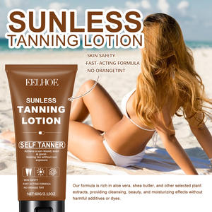 60g Vegan Dark Suntan Intensive Hidratante Sunless Loción autobronceadora para el cuerpo - Product Image 3