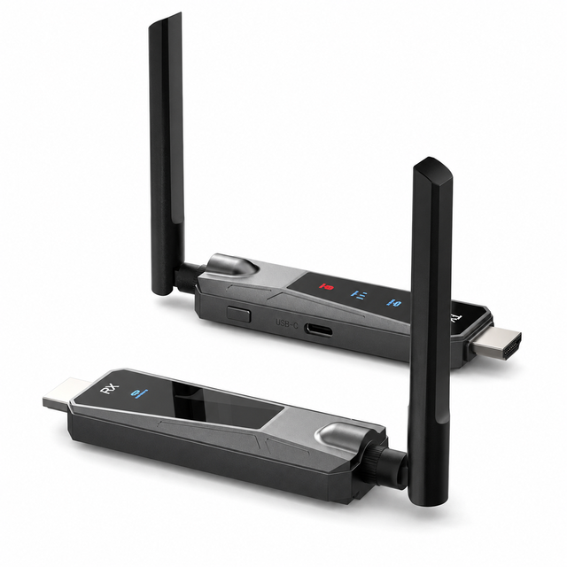 1080P Wireless Video Transmitter and Receiver 1TX to 4RX 50M Low Latency Video Audio Extender for Camera Live Production Monitor