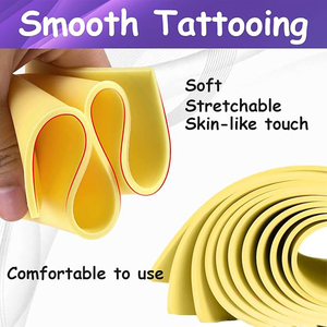 Pieles de Silicona para Práctica de Tatuajes, Impermeables y Desechables, para Suministros de Entrenamiento de Tatuajes - Product Image 5