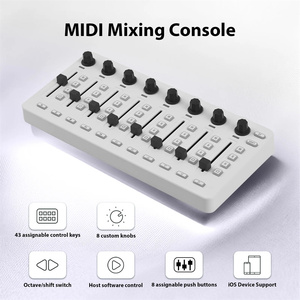 SMC-Mixer Controlador <span class=keywords><strong>MIDI</strong></span> inalámbrico, consola mezcladora, conexión BT, batería tipo <span class=keywords><strong>C</strong></span>, suministro <span class=keywords><strong>USB</strong></span> para Windows/Mac/Ios/Android, 1 unidad - Product Image 2