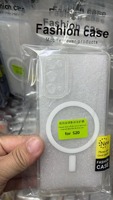 Coque de téléphone magnétique transparente très vendue pour Samsung S26, avec emballage et découpe précise des emplacements, étui de protection transparent