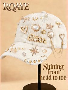 RQAYE Pcs Junk Socks Charms Kit Gold Brooches And Pins For Women Pearl And Rhinestone Shoe Charms With Safety Pins For <b>Hat</b> Cloth - Product Image 4