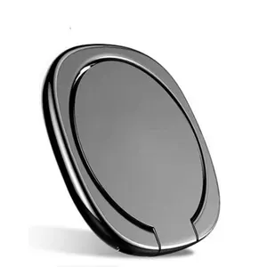 Toptan parmak yüzük Mini Metal telefon tutucu yuvası kavrama halkası tutucu özel Logo