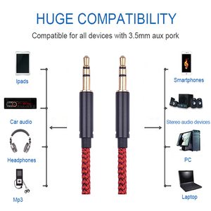 Estéreo <span class=keywords><strong>Cable</strong></span> auriculares 35mm a <span class=keywords><strong>Jack</strong></span> macho <span class=keywords><strong>auxiliar</strong></span> <span class=keywords><strong>Cable</strong></span> de coche Cables de alimentación de Audio Aux <span class=keywords><strong>Cable</strong></span> de 3,5mm - Product Image 2