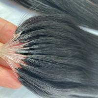 Extensions de cheveux naturels remy, 100% véritables vierges, plumes, f-tip line U/I/V/Nano tip