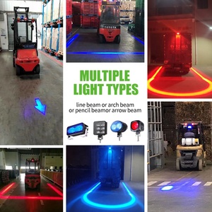 Emergency Strobe Red Line Zone Headlights Turn Signal Tail Beacon Front Lamp Safety Sign <b>LED</b> Working Light - Product Image 2