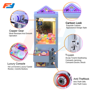 Coin Operated Commercial <strong>Table</strong> <strong>Top</strong> Mini Claw Crane Game <strong>Machine</strong> <strong>Arcade</strong> Mini Claw <strong>Machine</strong> with Bill Acceptor - Product Image 5
