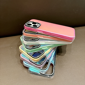 Long Lanh Gradient Điện Thoại Di Động Trường Hợp Đối Với iPhone 16 Pro Sang Trọng <span class=keywords><strong>Bling</strong></span> Điện Thoại Trường Hợp Đối Với iPhone 15 14 13 12 11 - Product Image 1