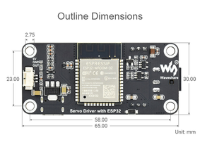 Placa de Expansión para Servomotor de 6-12V con Control ESP32 WiFi/Bluetooth/<span class=keywords><strong>ESP</strong></span>-NOW, 253 Servomotores SC/ST Bus para Brazo Robótico, Robot Hexápodo - Product Image 6