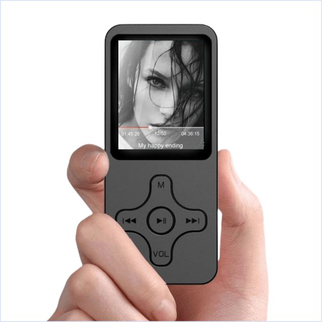 64GB Hi-Fi Lossless MP3 Player with Speaker, FM Radio Voice Recorder, Portable Music Player for Kids