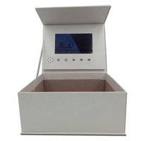 Boîte de brochure vidéo personnalisée avec logo, sur mesure, écran LCD de haute qualité, boîte de brochure vidéo, boîte de carte vidéo