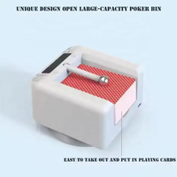 Distributeur de cartes rotatif automatique à 360 ° Accessoires de poker de table de blackjack Machine à mélanger les cartes à jouer à la roulette pour le divertissement