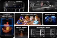 ELEGOO untuk Centauri Carbon 2 Printer 3D FDM Kecepatan Tinggi Auto-Leveling Volume Cetak Besar Struktur CoreXZ Garansi Baru 1 Tahun PLA