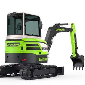 Excavatrice sur chenilles Zoomlion ZE35GU de 3,5 tonnes efficace pour les travaux de terrassement, avec pompe et moteur pour les espaces restreints (bêche de 0,1 m) - Product Image 1