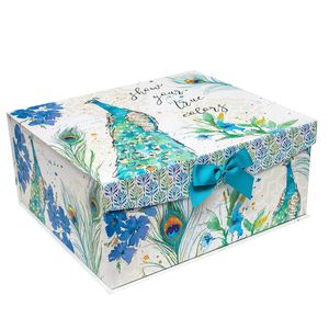 Boîte cadeau personnalisée à montage rigide Emballage de gants en forme de livre à couvercle magnétique avec ruban et nœud <span class=keywords><strong>papillon</strong></span> - Product Image 2