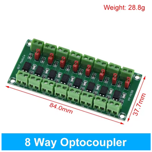 Optocoupleur 817, carte d'isolation de tension à 8 canaux, module adaptateur de contrôle de tension, module d'isolation optoélectronique - Product Image 2