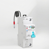 Disjoncteur Wi-Fi 1P sur rail DIN en cuivre 145-230V MCB 63A avec mesure, minuterie, télécommande, reconnexion automatique 10kA, certifié CE