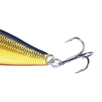 Vente en gros de leurres artificiels en ABS et en métal, Minnow 50 mm 3 g, coulants et flottants, mini wobbler, appât dur, crankbait pour truite