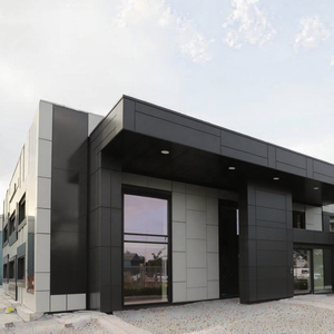 Revêtement Alucobond Design moderne pour hôtels Panneaux composites en aluminium léger en alliage blanc gris <span class=keywords><strong>anthracite</strong></span> 20 ans - Product Image 2