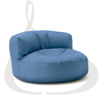 Lot de housses de pouf élégantes et imperméables pour pouf de sol, pouf de salon, chaise longue de jardin et pouf d'extérieur en forme de disque