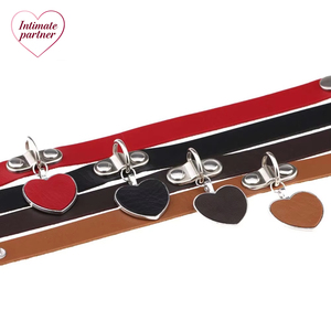 Collier ras du cou gothique noir en cuir PU avec chaîne et pendentif cœur pour femme, bijoux punk, idéal pour les fêtes, style grunge, sissy boy, <span class=keywords><strong>BDSM</strong></span> - Product Image 5