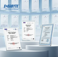 بطارية ليثيوم أيون Enerbyte ذات الدورة العميقة للطاقة الشمسية، حزمة بطاريات LiFePO4 للمركبات الترفيهية وعربات الجولف وعربات AGV، معتمدة ISO