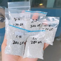 Lanpjewelry takı DEF renk VS2 netlik 0.3ct 1ct 2ct yuvarlak parlak kesim Lab yetiştirilen Diamonds HPHT gevşek taşlar toptan elmas