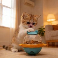 Balle distributrice de nourriture pour chat, jouet interactif pour chien, distributeur de friandises rotatif, accessoires d'entraînement stimulant l'esprit pour animaux de compagnie