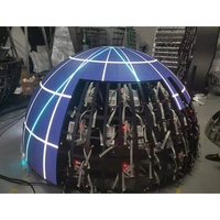 Écran LED sphérique publicitaire P1.8 P2 P2.5 P3 P4 P5 incurvé circulaire à 360 degrés, diodes électroluminescentes sphériques